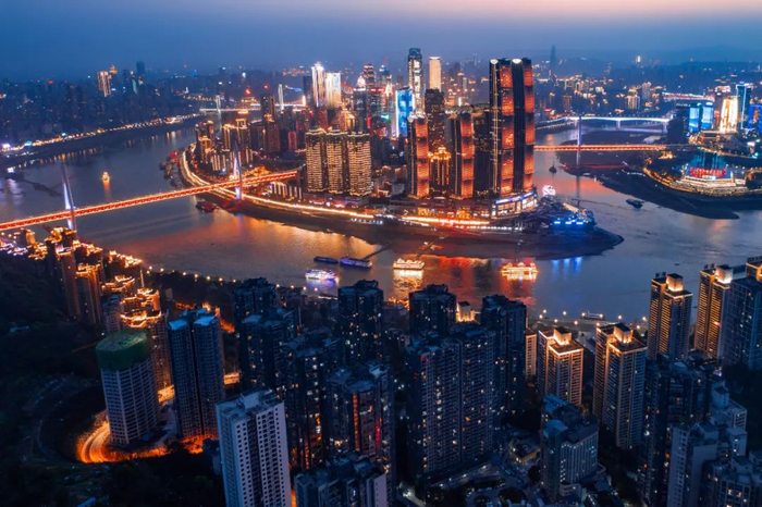 重庆城市夜景 重庆城市影像师张坤琨 摄