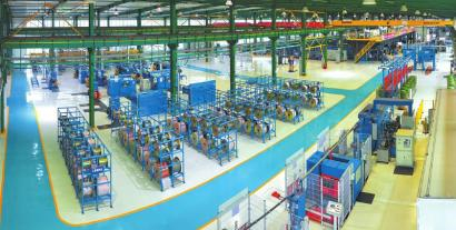 特变电工5G智能车间。