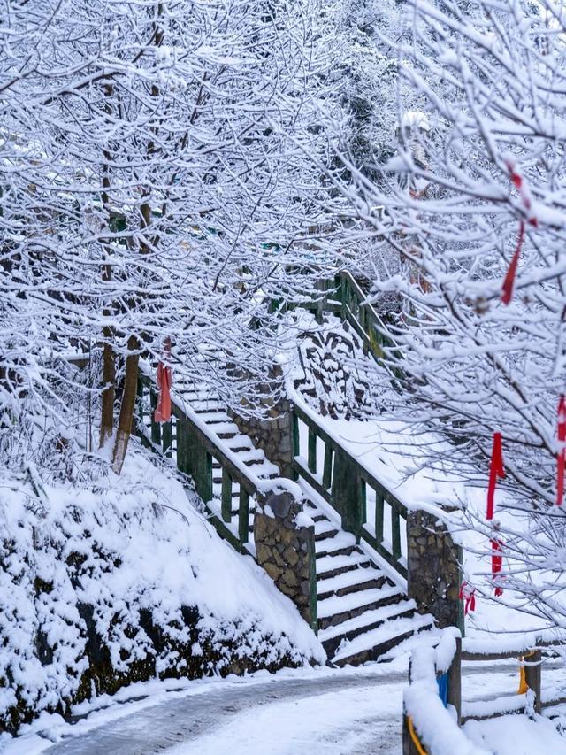 成都下雪的旅游景点图片