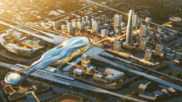 松江枢纽效果图