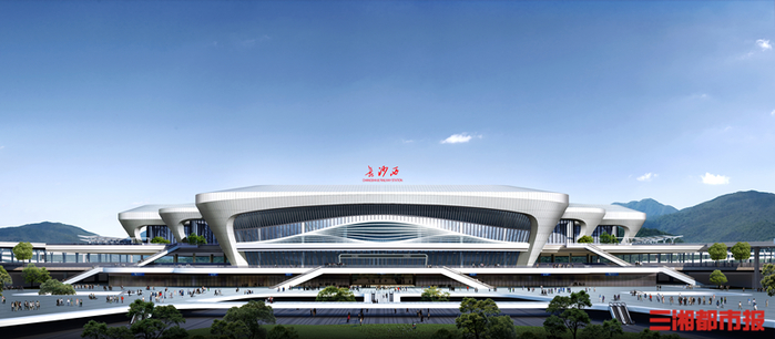 杜鹃花已成型长沙西站新进展