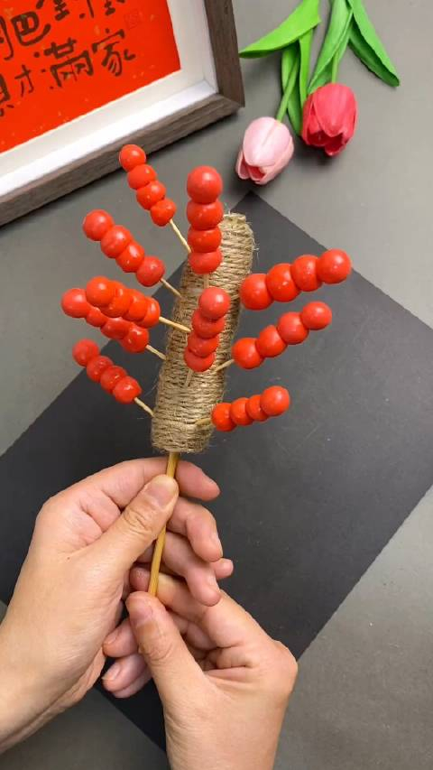 小朋友都喜欢的迷你手工冰糖葫芦