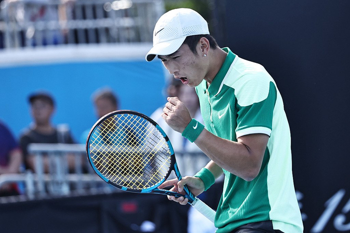 19岁的小将商竣程。