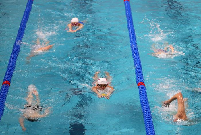 游泳——中国游泳队在国家体育总局开展日常训练