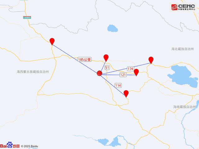 青海海西州都蘭縣發生43級地震