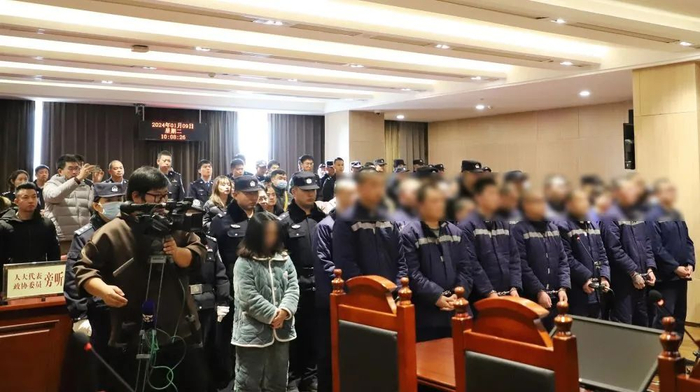 法院庭审现场。（南京市江宁经济技术开发区人民法院供图）