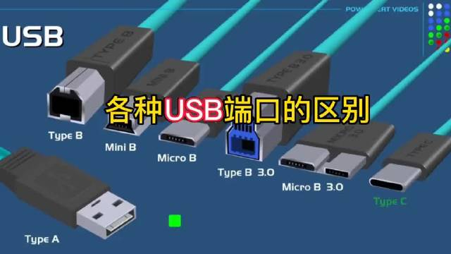手机电脑各种数据充电接口的区别与作用