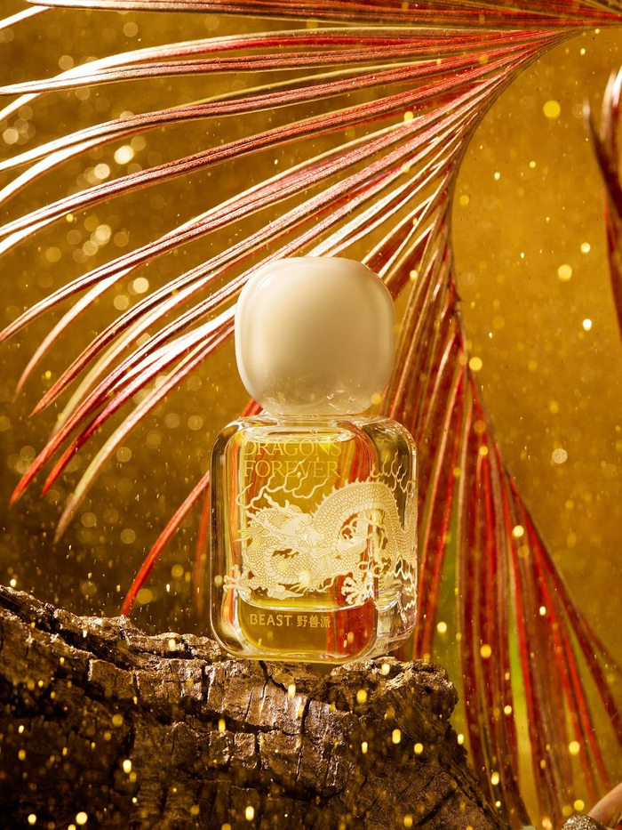 野兽派龙年情人节限定香水"龙之舞",龙涎琥珀调治愈温暖