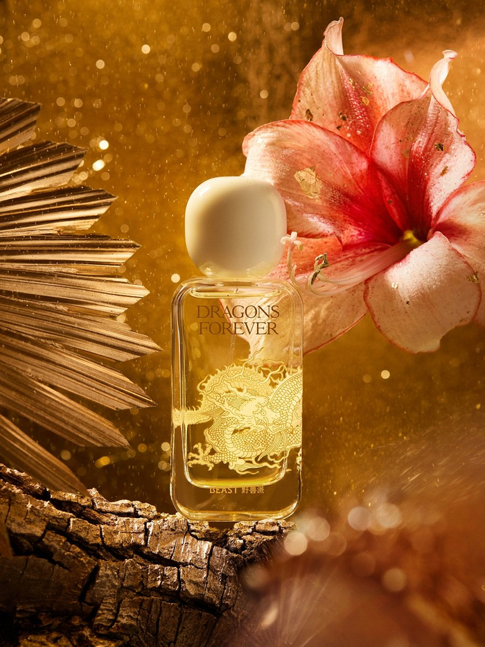 野兽派龙年情人节限定香水"龙之舞",龙涎琥珀调治愈温暖