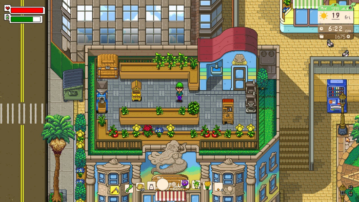 像素风城市生活模拟游戏《sunkissed city》steam页面上线