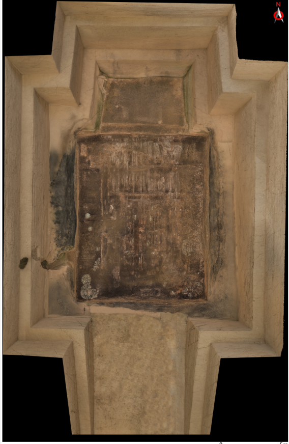 墓室正射影像图