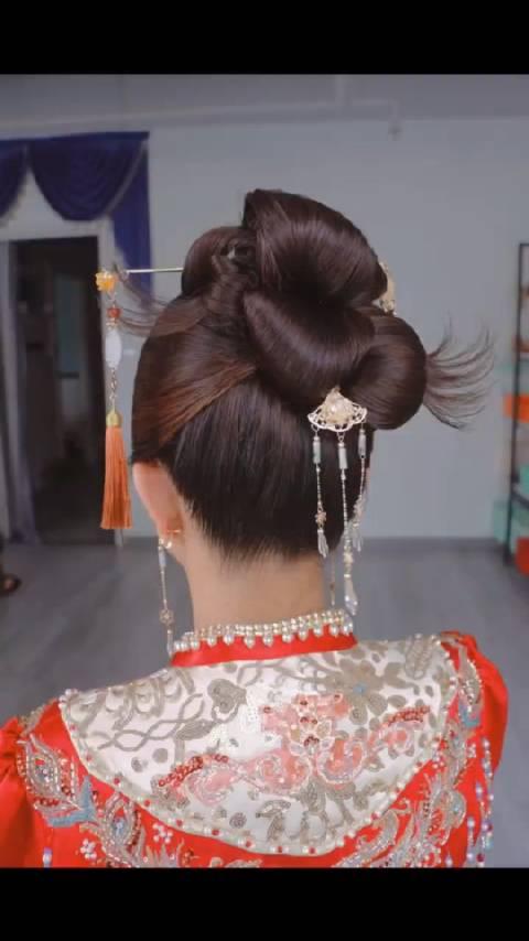 龙年中式秀禾新娘发型教程零基础小白也能学得会