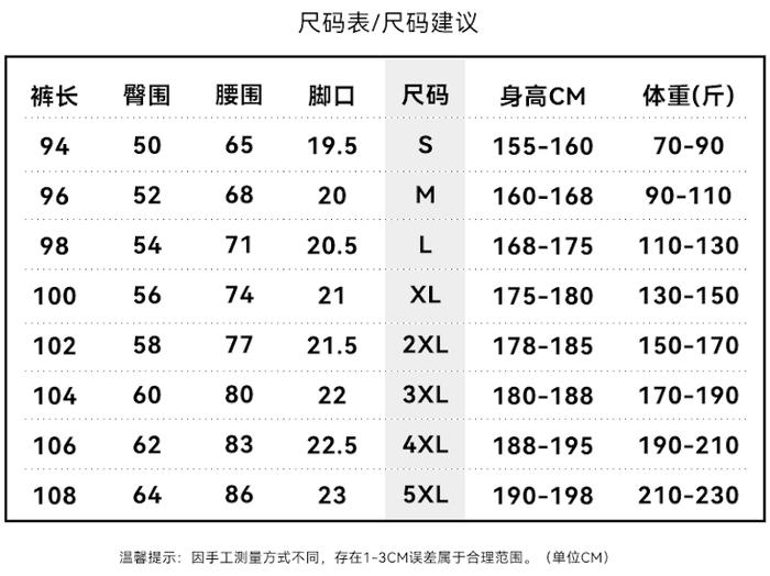 三種規格可選下面為大家詳細介紹一下三款褲子的版型設計先來介紹下這