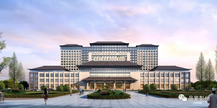 彭州市中医医院新院区建设项目效果图