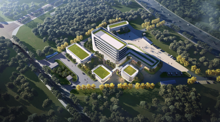 彭州市公共卫生医疗救治中心建设项目效果图