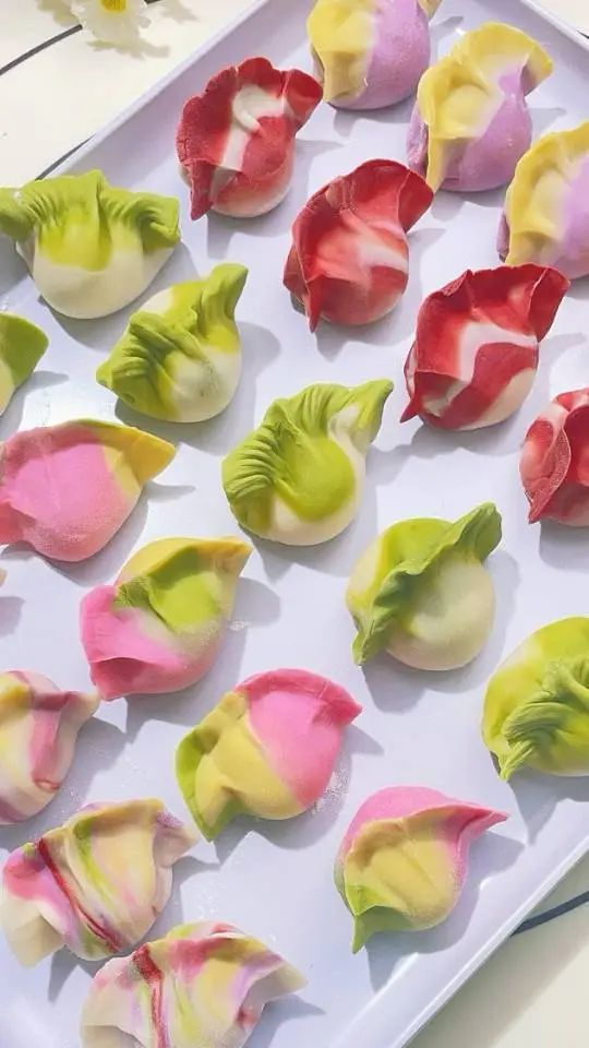 39.9元20包!铁棍山药果蔬五彩饺子粉,无添加,好吃,好看,又好用!