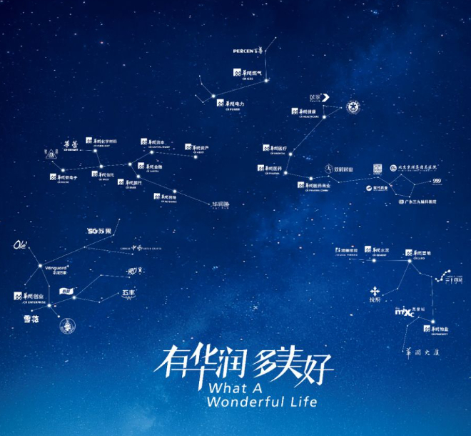 图示：2018年华润产业版图。