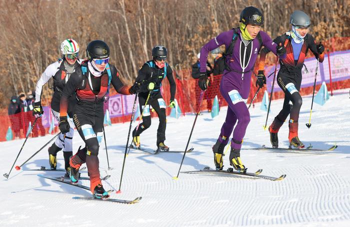 全冬會滑雪登山公開組男子短距離賽況|登山|山東隊