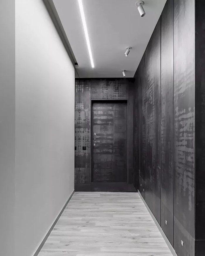 63㎡灰色单身公寓极简设计的格调美