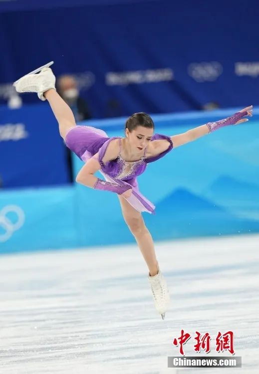 瓦利耶娃在比赛中 资料图 中新社记者 崔楠 摄