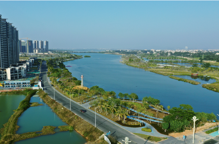 水东湾歌美海生态修复。茂名日报社全媒体记者 丘立贺 摄