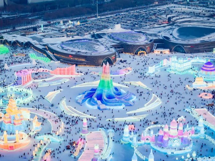 哈尔滨冰雪大世界(图/图虫创意)