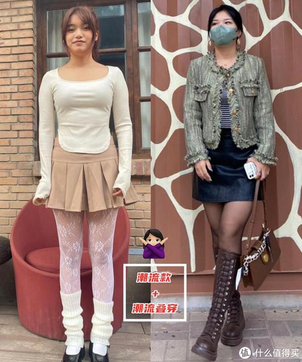 除此之外,印花鲜艳或设计感强的单品建议与简约的半裙或裤子搭配,可以