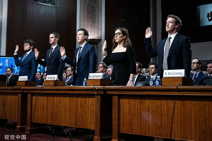 被指"手上沾满鲜血",扎克伯格道歉|扎克伯格|听证会|参议员_新浪新闻