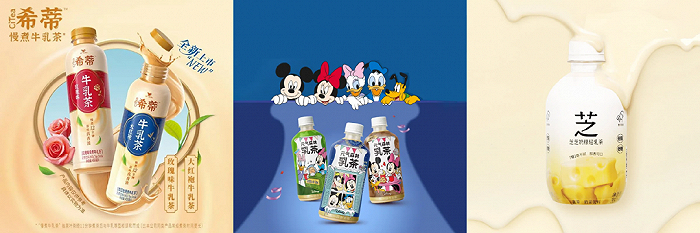 图片来源：统一、元气森林、喜茶