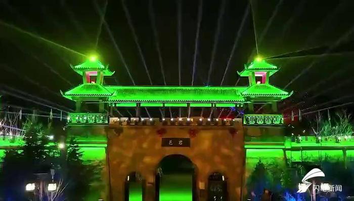 肥城夜景图片图片