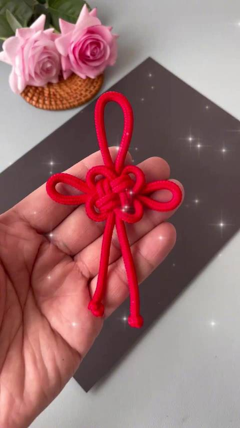学起来!如何用一根红绳制作中国结