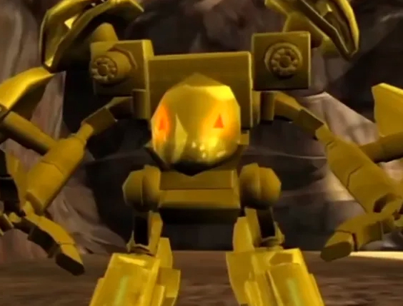 (注:该句出自《洛洛历险记》中的"金铁兽",在大战中,"金铁兽"为了救