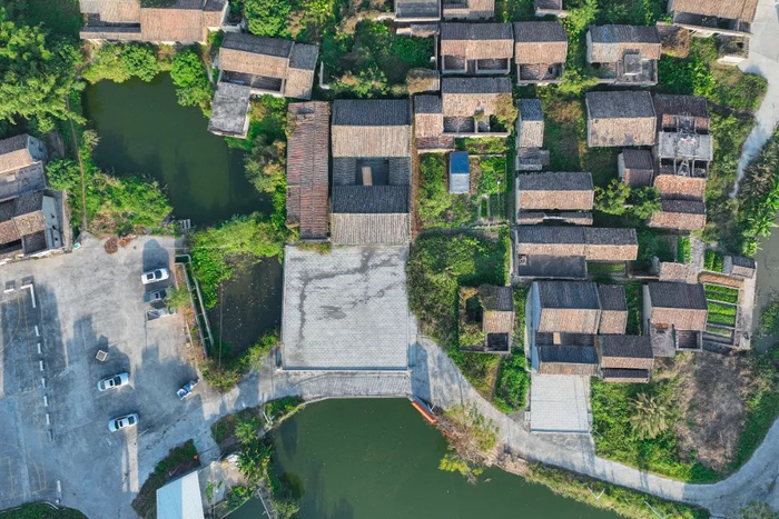 白土村“始兴里”危房改造及人居环境提升整治工程竣工后，村容村貌焕然一新。佛山新闻网记者 王颖尧 摄