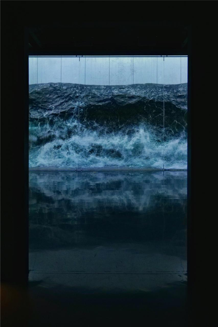 看了一个「三无」的展览,放生了一只熊猫|大熊猫|瀑布