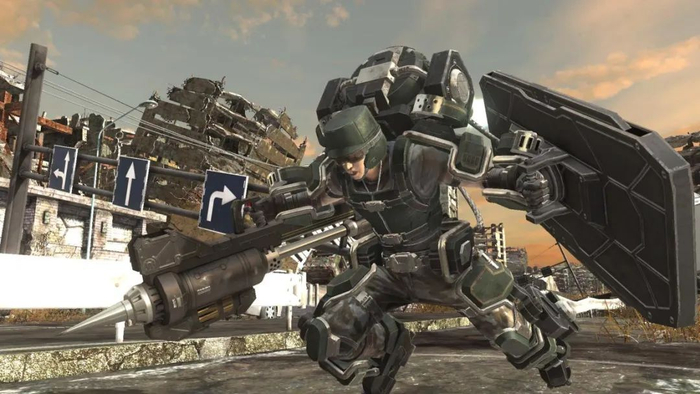 看似笨重，但在装备辅助下灵活机动的剑兵