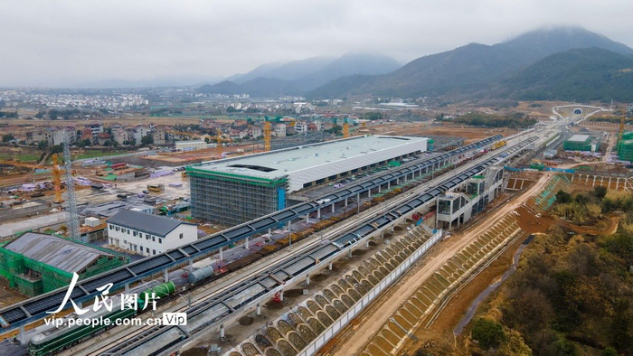 杭温高铁浦江站抓紧建设|高铁|浙江省|金华市_新浪新闻