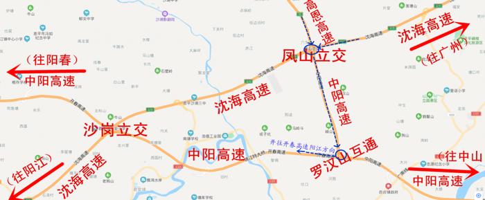 中阳高速最新线路图图片