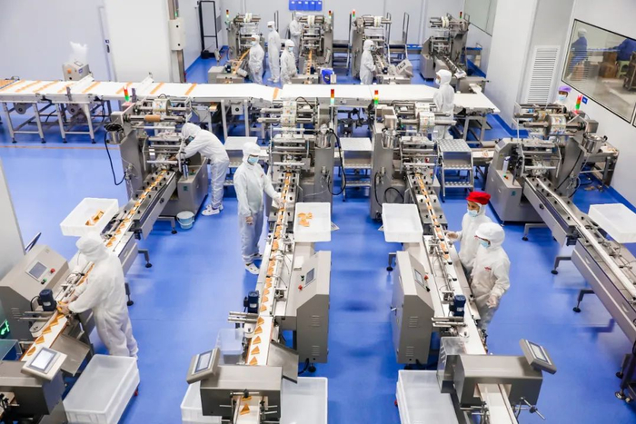 盼盼食品生产车间