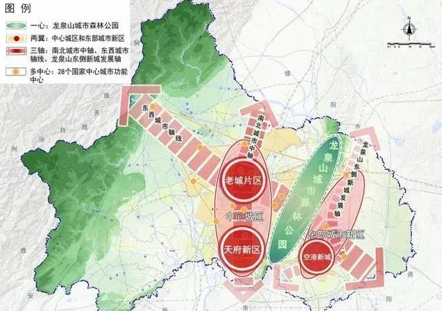 图源：《成都市城市总体规划（2016-2035年）》