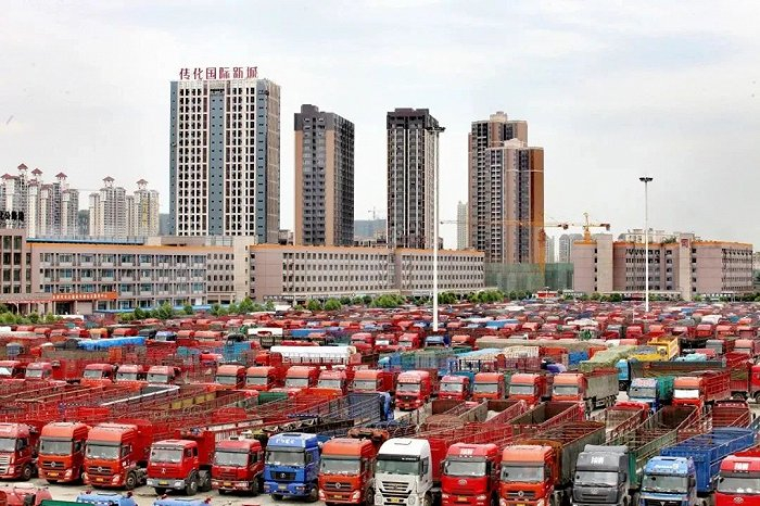 成都传化公路港 图源：成都发布