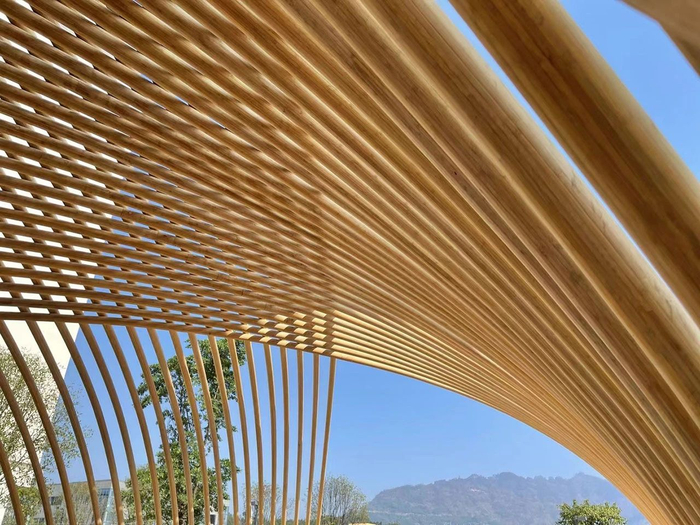 竹文化博物馆外景局部