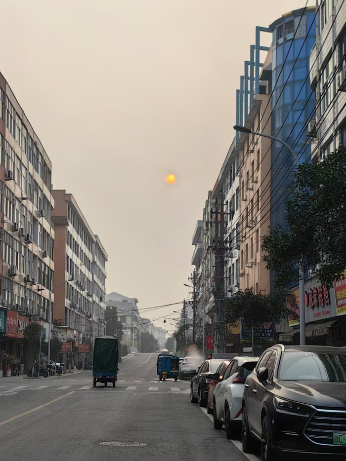 苍南县城的黄昏（受访者供图）