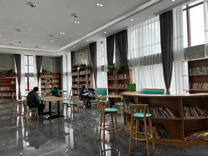 工作日，空荡的城市书房（受访者供图）