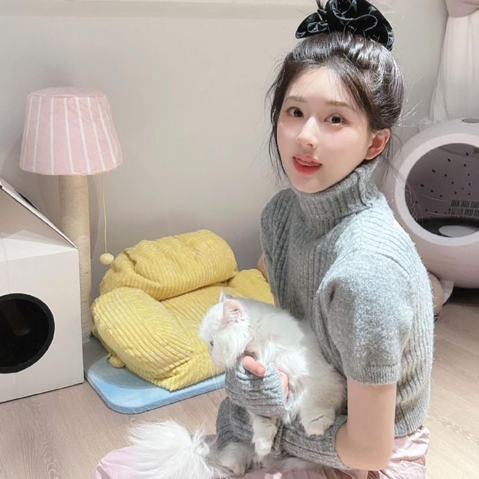 赵露思与猫猫合照的含金量!精选女头