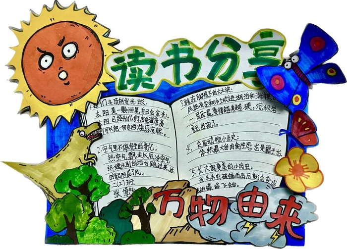 这些同学分享了他们的读书收获|思维导图|读书|手抄报_新浪新闻