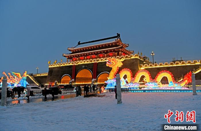 福暖中国丨国家历史文化名城安徽寿县:古城亮灯年味足|安徽省|淮南市