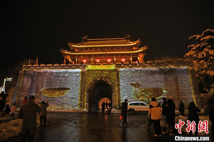 福暖中国丨国家历史文化名城安徽寿县:古城亮灯年味足|安徽省|淮南市