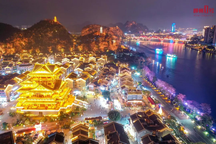 马鞍山上见!柳州夜景亮灯时间有变,春节还将延时关灯