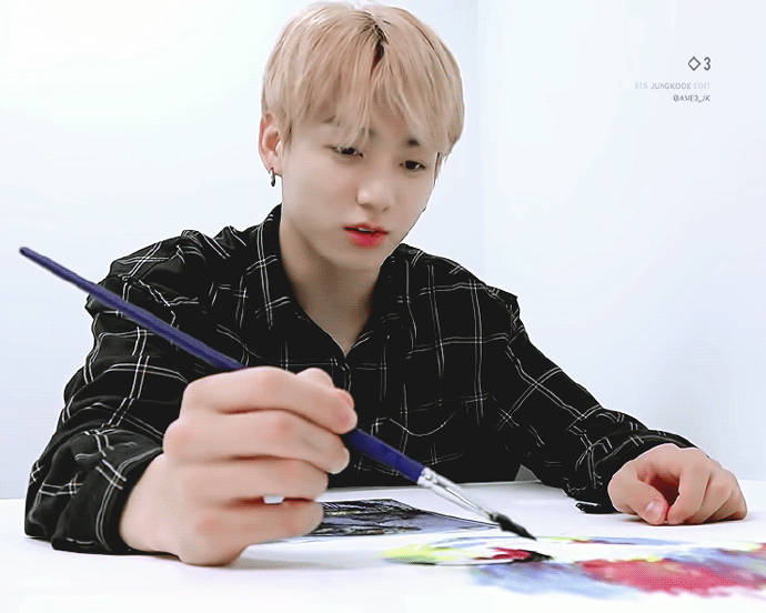 190208 bangtan bomb 今日展会 画画 /ame3jk 西柚|田