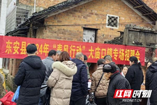 东安县大庙口镇春风送岗助就业精准服务助发展